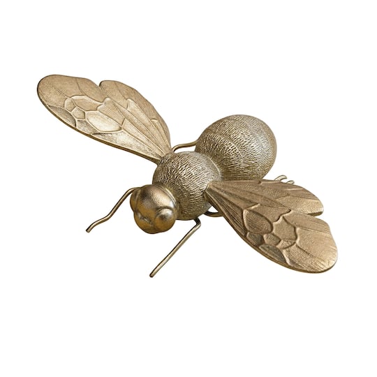 Hello Honey® 9" Gold Decorative Bee Figurine